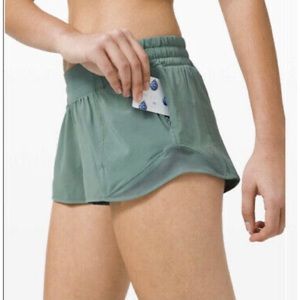 Lululemon Hotty Hot Short Tidewater Teal, 10